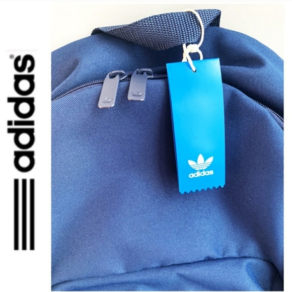 NWT Adidas Originals large backpack navy - Picture 6 of 7
